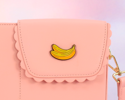 Bananas purse charm