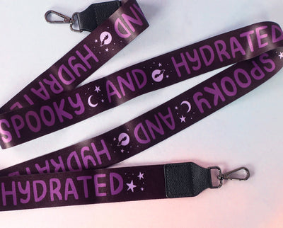 Spooky and hydrated purse strap