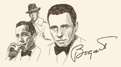 Humphrey Bogart x Kate Gabrielle