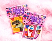 Time Machine to the 90's valentine card pack