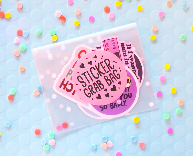 Mystery sticker blind bag