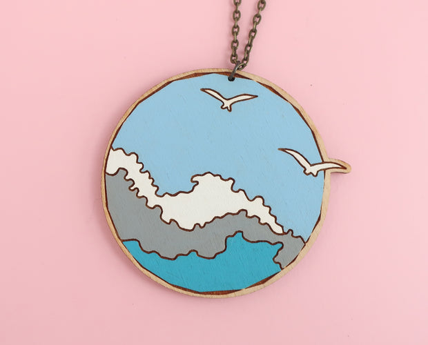 Clearance hand painted wooden jewelry
