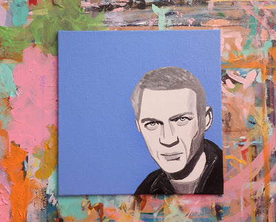Steve McQueen original painting