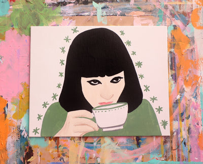 Anna Karina original painting