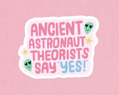 Ancient astronaut sticker
