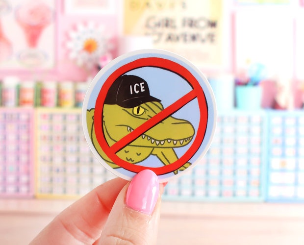 Anti-Alligator sticker