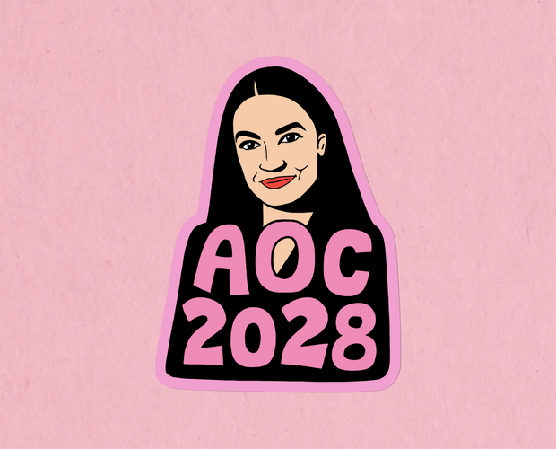 AOC 2028 sticker