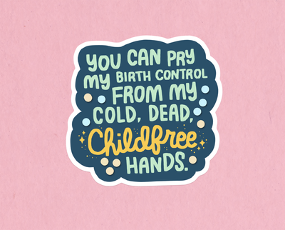 Birth control sticker