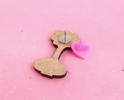 Bloom hand painted lapel pin