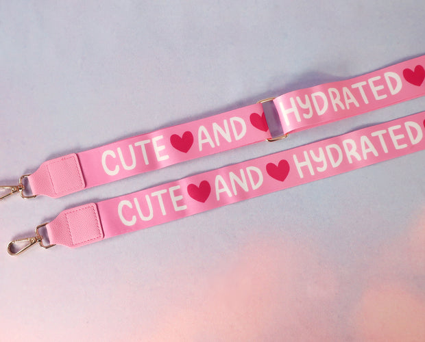 Cute and hydrated purse strap