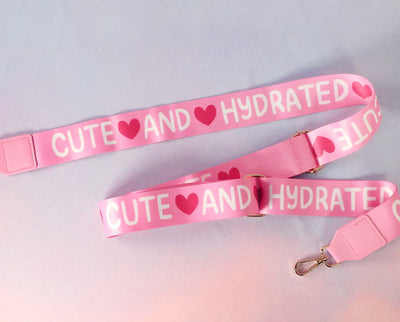 Cute and hydrated purse strap