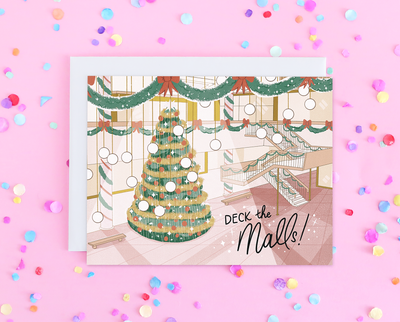 Deck the Malls Christmas card