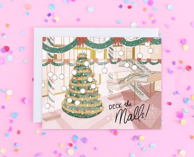 Deck the Malls Christmas card