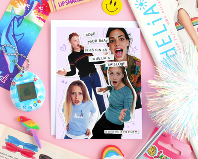 '90s catalog Birthday greeting card