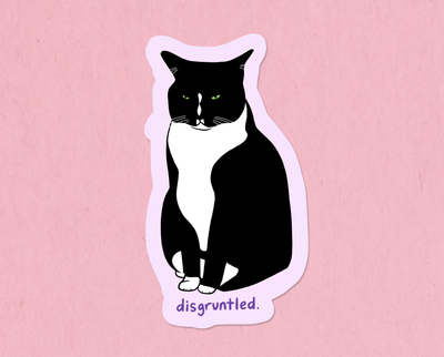 Disgruntled sticker