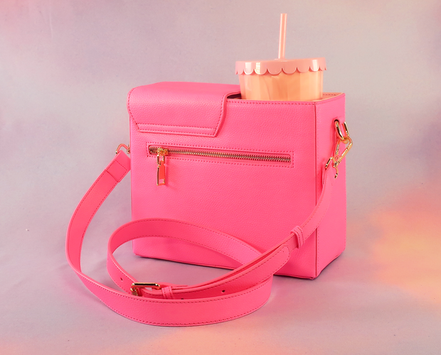 The Ella bag in Highlighter Pink