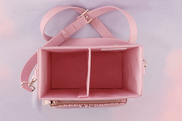 The Evie bag in Dusty Rose