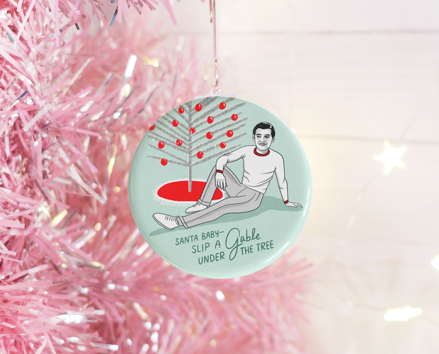 Gable under the tree Christmas ornament