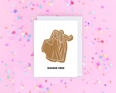 Ginger Fred Christmas card