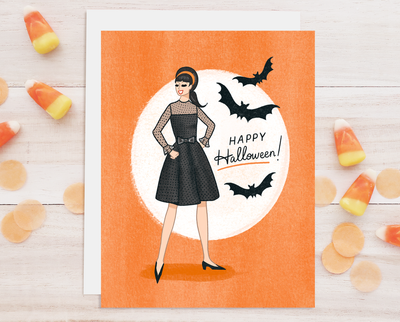 Happy Halloween greeting card
