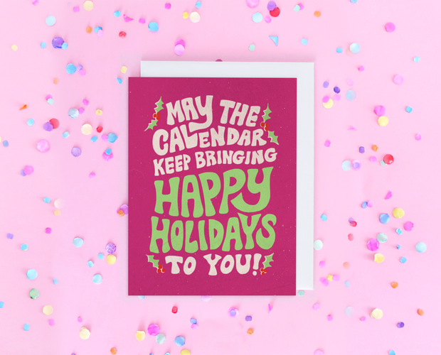 Happy Holidays Christmas card