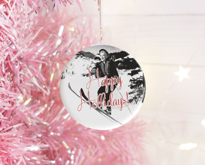 Happy Hollidays Christmas ornament