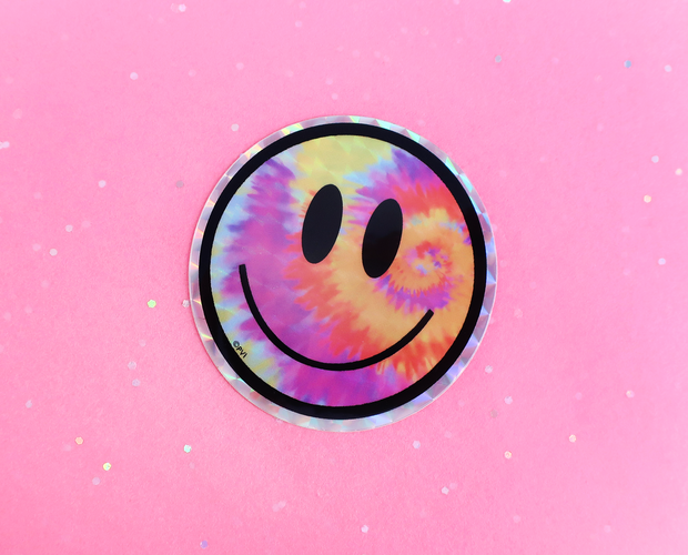 Retro happy sticker – kate gabrielle