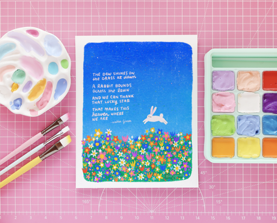 Heaven where we are art print