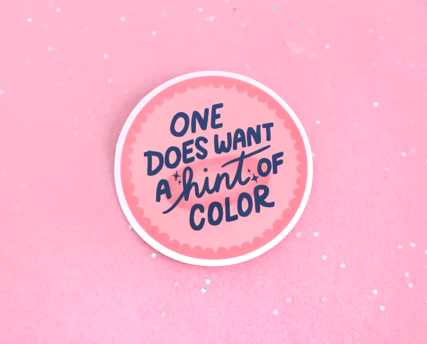 A hint of color sticker – kate gabrielle