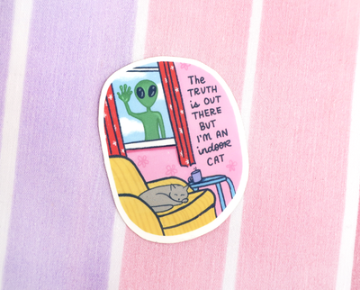 The truth is out there sticker