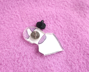 Invisible Man lapel pin