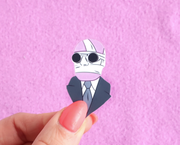 Invisible Man lapel pin