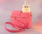 The Iris bag in Candy Pink