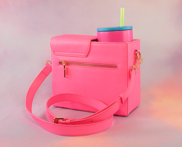 The Iris bag in Highlighter Pink