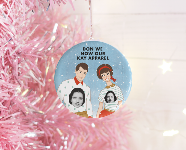 Kay Apparel Christmas ornament