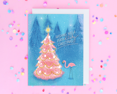 A Very Kitschy Christmas card
