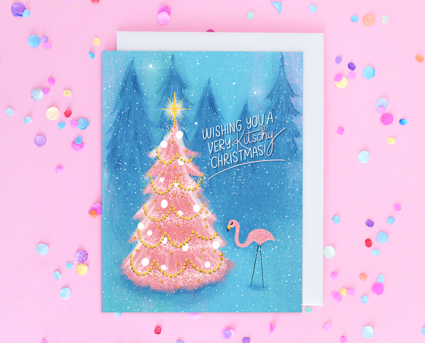 A Very Kitschy Christmas card