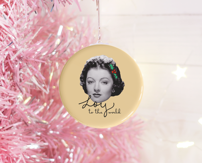 Loy to the world Christmas ornament