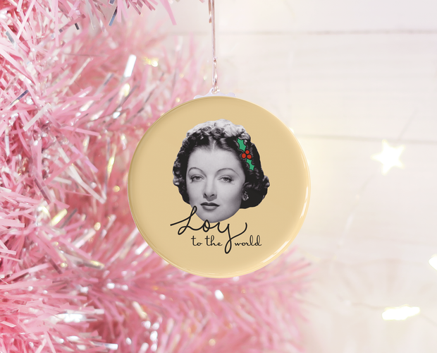 Loy to the world Christmas ornament
