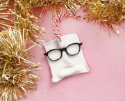 Mr. Napkin Head Christmas ornament