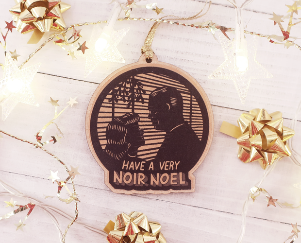 Noir Noel Christmas ornament