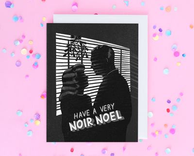 Noir Noel Christmas card