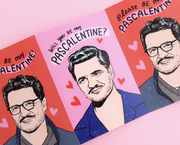 Pedro Pascalentines fold and tear valentines