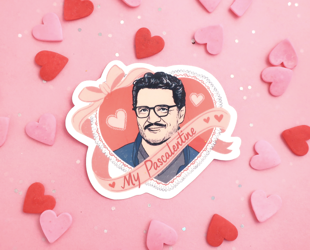 Pedro Pascalentine sticker