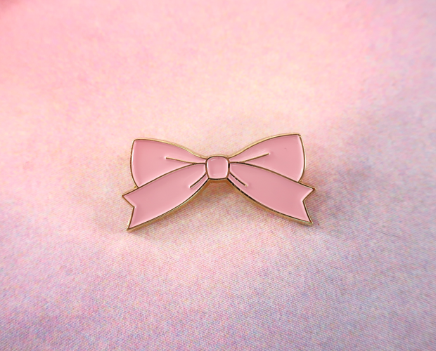 Pink bow purse charm