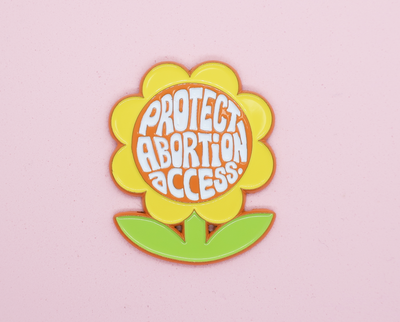 Protect abortion access enamel lapel pin