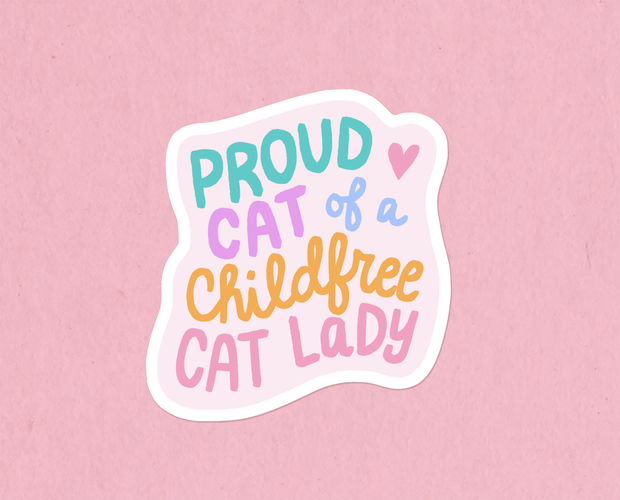 Proud cat pet carrier sticker