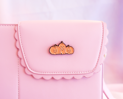 Happy Pumpkins purse charm