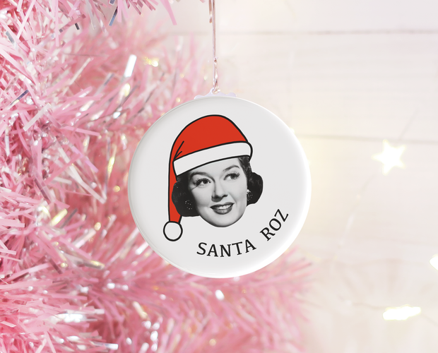 Santa Roz Christmas ornament