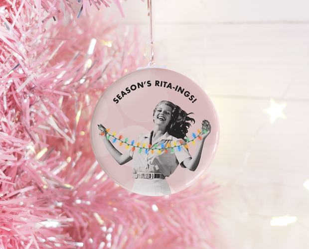 Seasons Rita-ings Christmas ornament